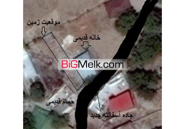 زمین185متر2کله4دیواری بافت چهارباغ بابنچاق وپلاک ثبتی محضری | لواسان، روستای چهار باغ (بعد از رسنان)