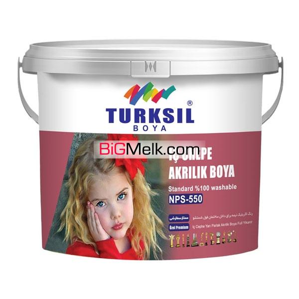 رنگ اکریلیک نیمه براق  سیلیکونی داخل و خارج ساختمان