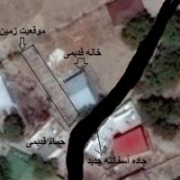 زمین185متر2کله4دیواری بافت چهارباغ بابنچاق وپلاک ثبتی محضری | لواسان، روستای چهار باغ (بعد از رسنان)