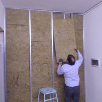 نصاب عایق صوتی دیوار مشترک ساختمان